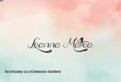 Leanna Mattea