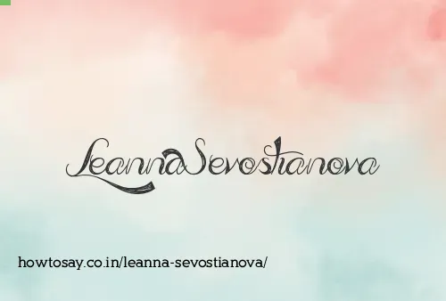 Leanna Sevostianova
