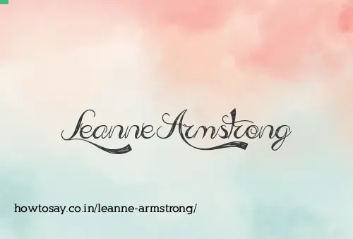 Leanne Armstrong