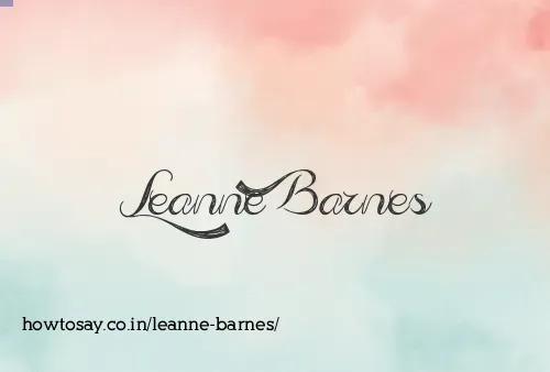 Leanne Barnes