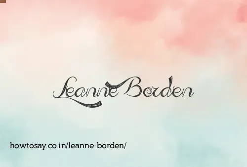 Leanne Borden