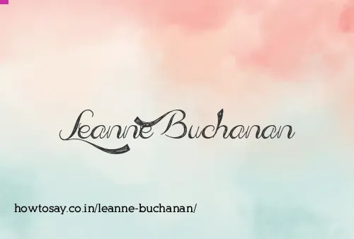 Leanne Buchanan