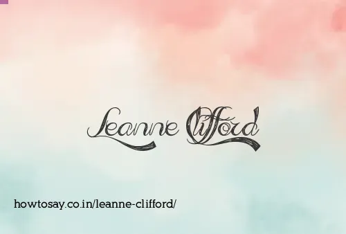 Leanne Clifford