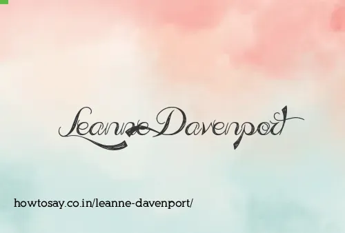 Leanne Davenport