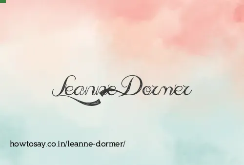 Leanne Dormer