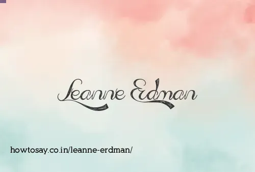 Leanne Erdman