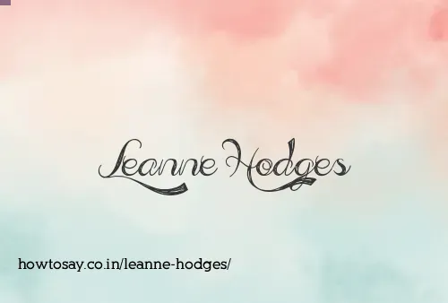 Leanne Hodges