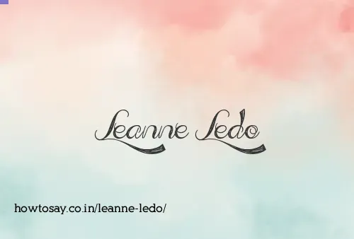 Leanne Ledo