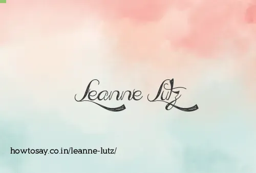 Leanne Lutz