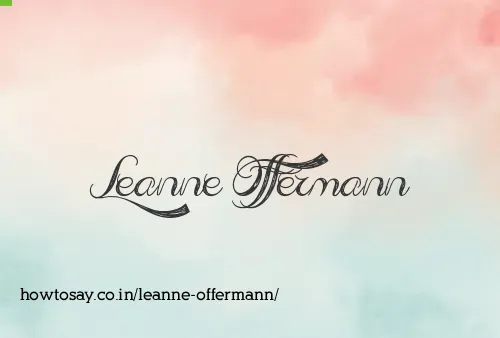 Leanne Offermann