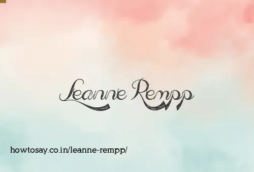 Leanne Rempp