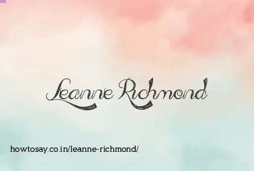 Leanne Richmond