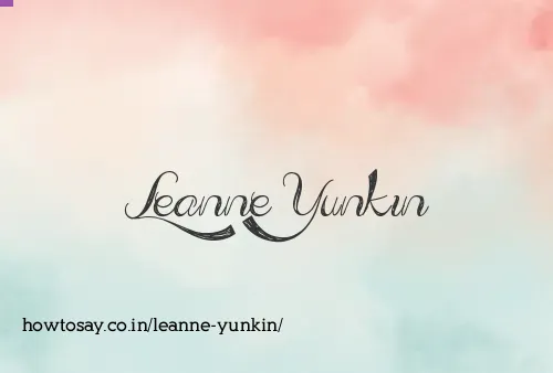 Leanne Yunkin