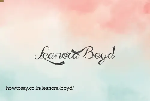 Leanora Boyd