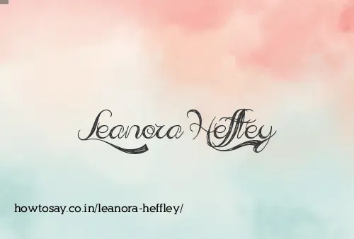 Leanora Heffley