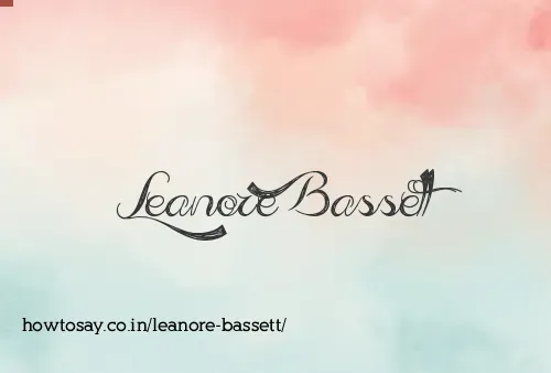 Leanore Bassett