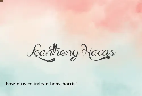Leanthony Harris