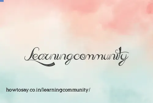 Learningcommunity