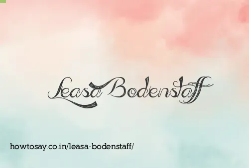 Leasa Bodenstaff