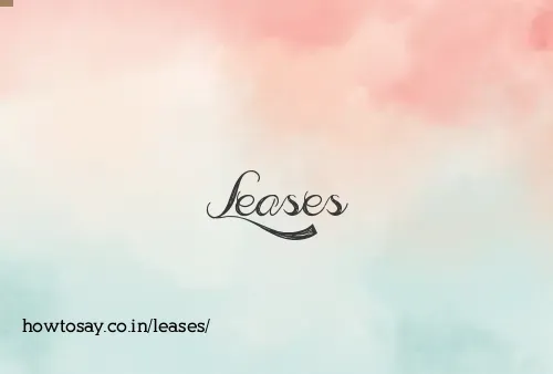 Leases