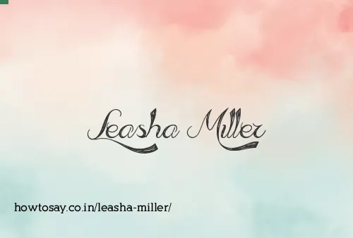 Leasha Miller