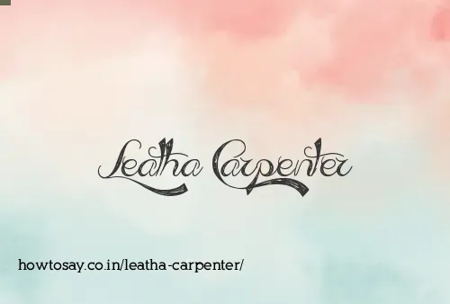 Leatha Carpenter