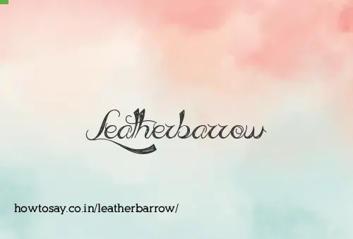 Leatherbarrow