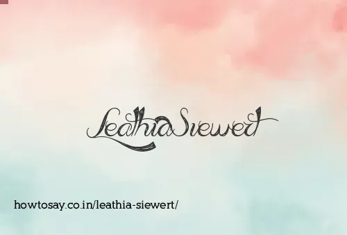 Leathia Siewert