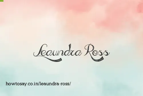 Leaundra Ross