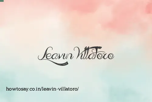 Leavin Villatoro