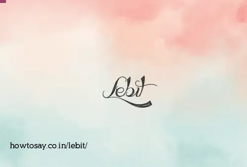 Lebit