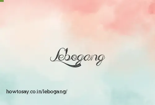 Lebogang