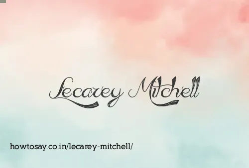 Lecarey Mitchell