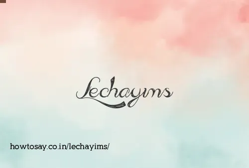 Lechayims