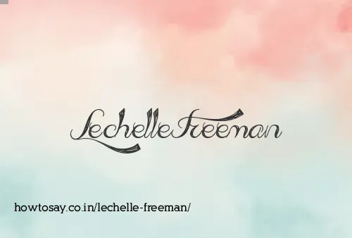 Lechelle Freeman