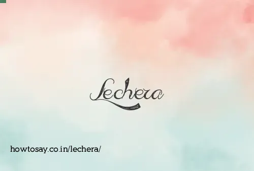 Lechera