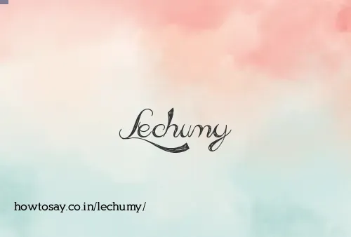 Lechumy