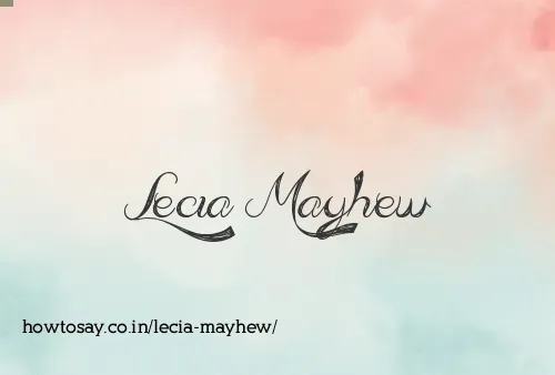 Lecia Mayhew