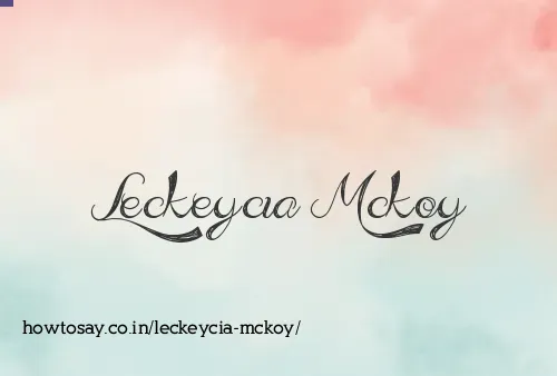 Leckeycia Mckoy