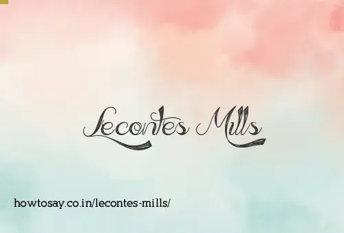 Lecontes Mills