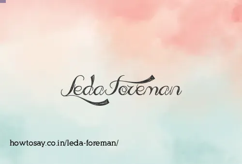Leda Foreman