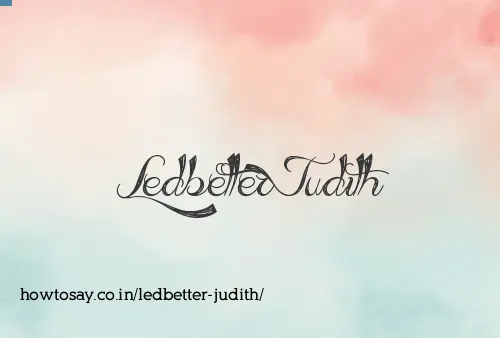 Ledbetter Judith