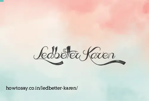 Ledbetter Karen