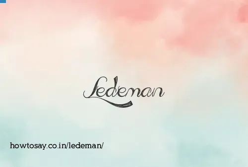 Ledeman
