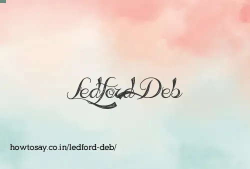 Ledford Deb