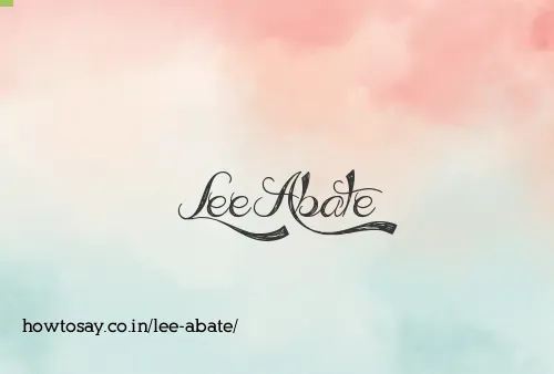 Lee Abate