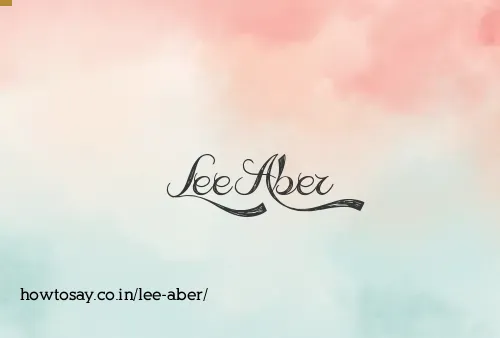 Lee Aber