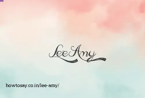 Lee Amy