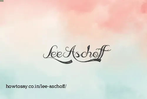 Lee Aschoff