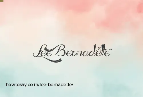 Lee Bernadette
